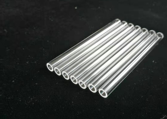 6mm OD 융합된 석영 유리관 끝 불에 의하여 닦는 규산 유리 관 협력 업체