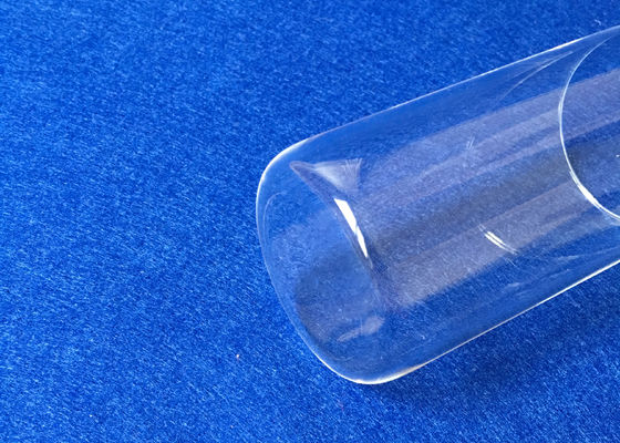 하는 편평한 바닥 유형 석영 시험관 OD60mm 높은 순수성 SiO2 물자 협력 업체