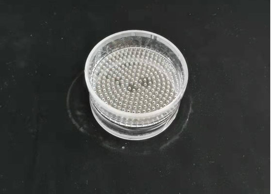 구멍 판으로 용접되는 주문을 받아서 만들어진 반투명 석영 유리제 제품 협력 업체